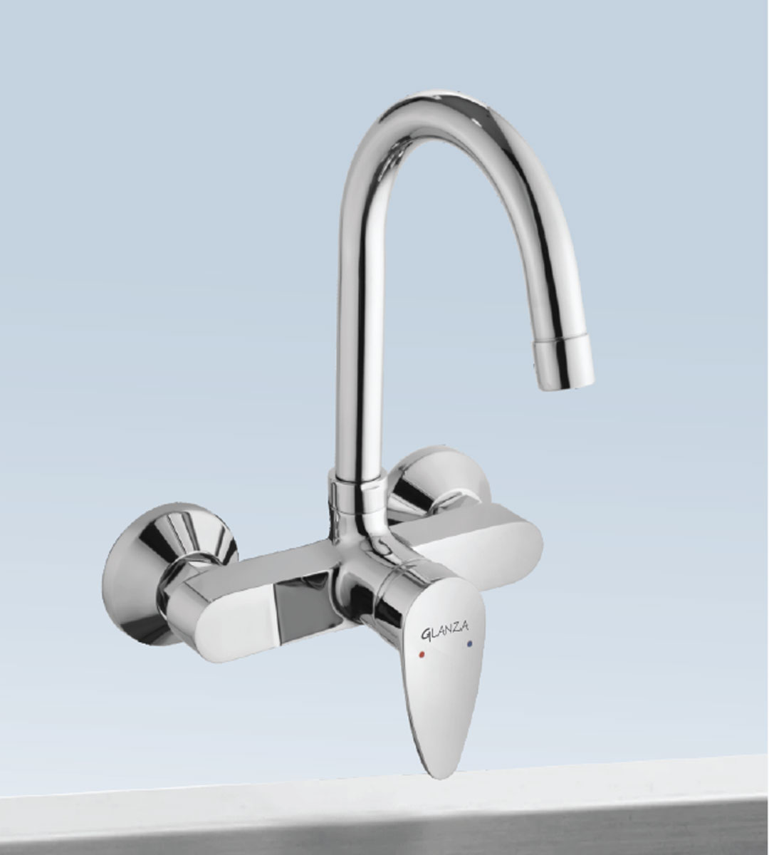 Single Lever Sink Mixer Wall Mounted