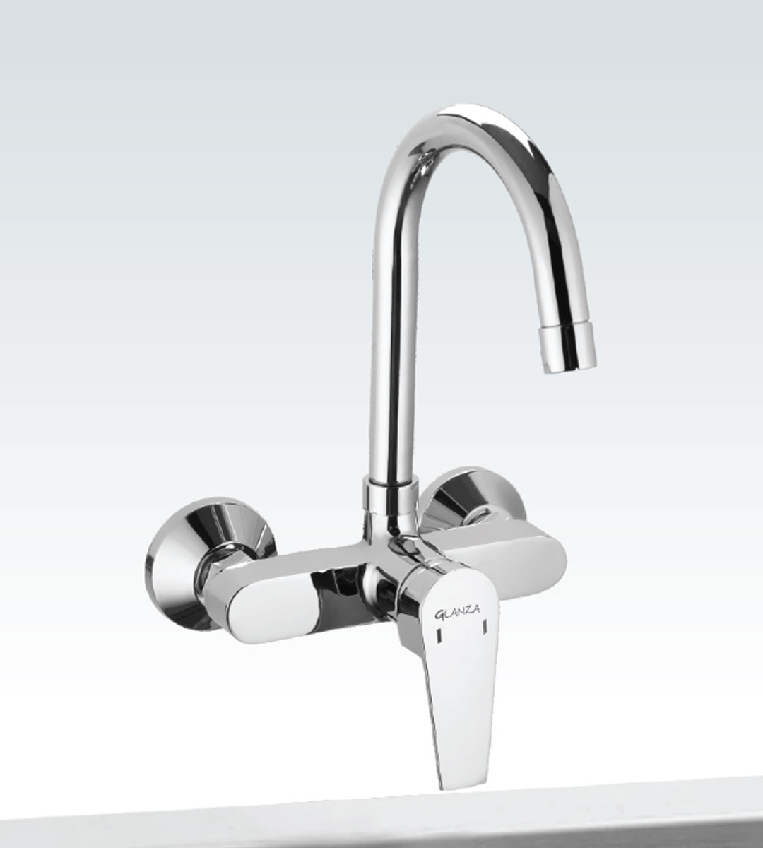 Single Lever Sink Mixer Wall Mounted