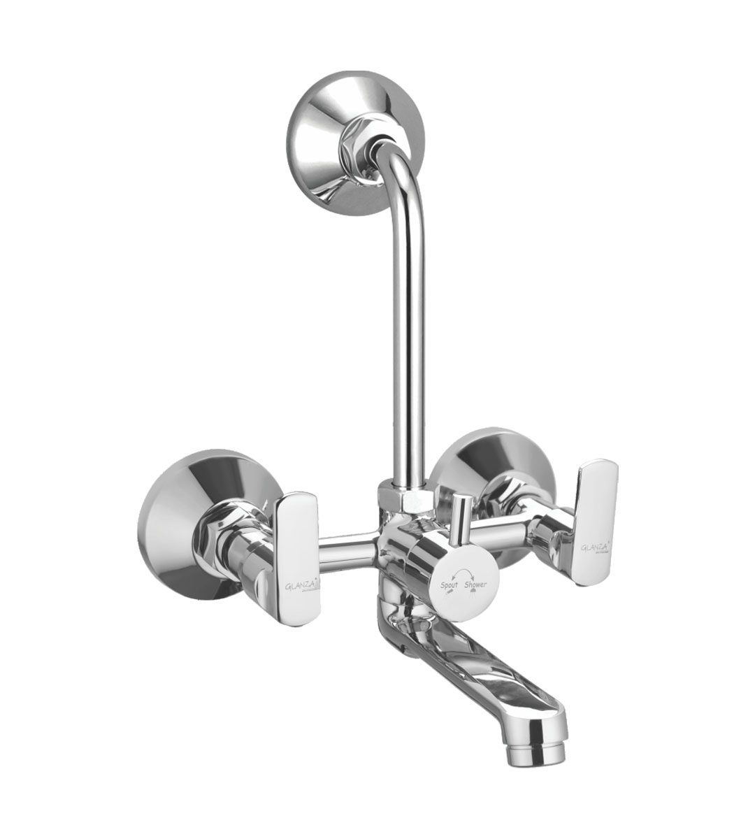 Wall Mixer Telephonic with L-Bend