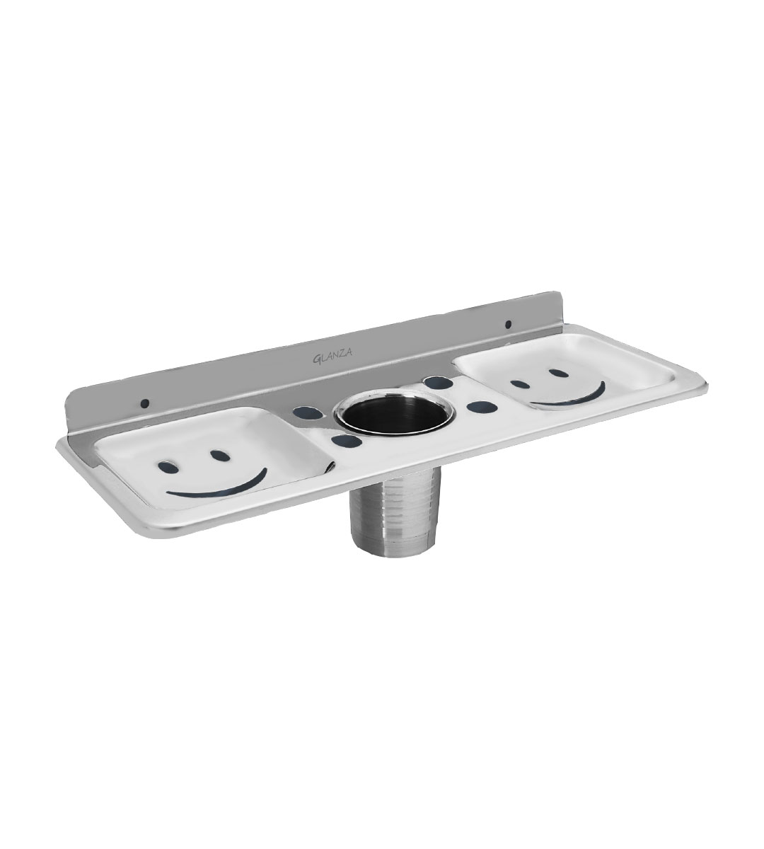 Double Soap Dish Four-in-One