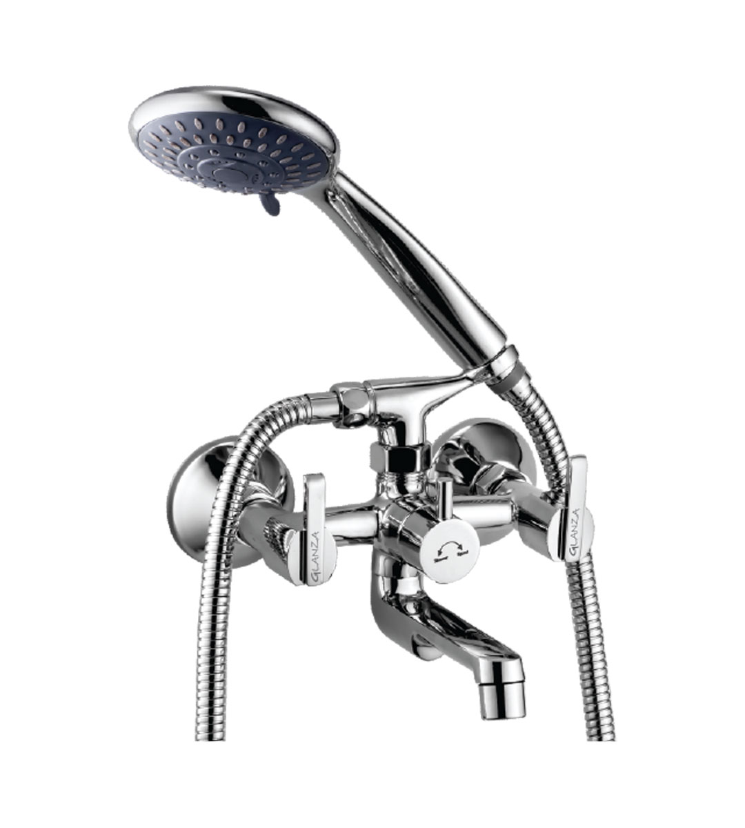 Wall Mixer Telephonic with Crutch
