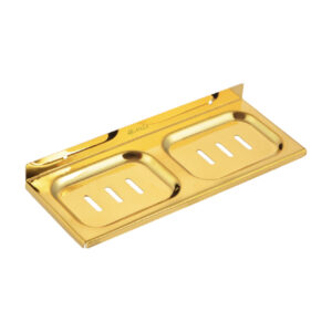 Double Soap Dish Gold Royal