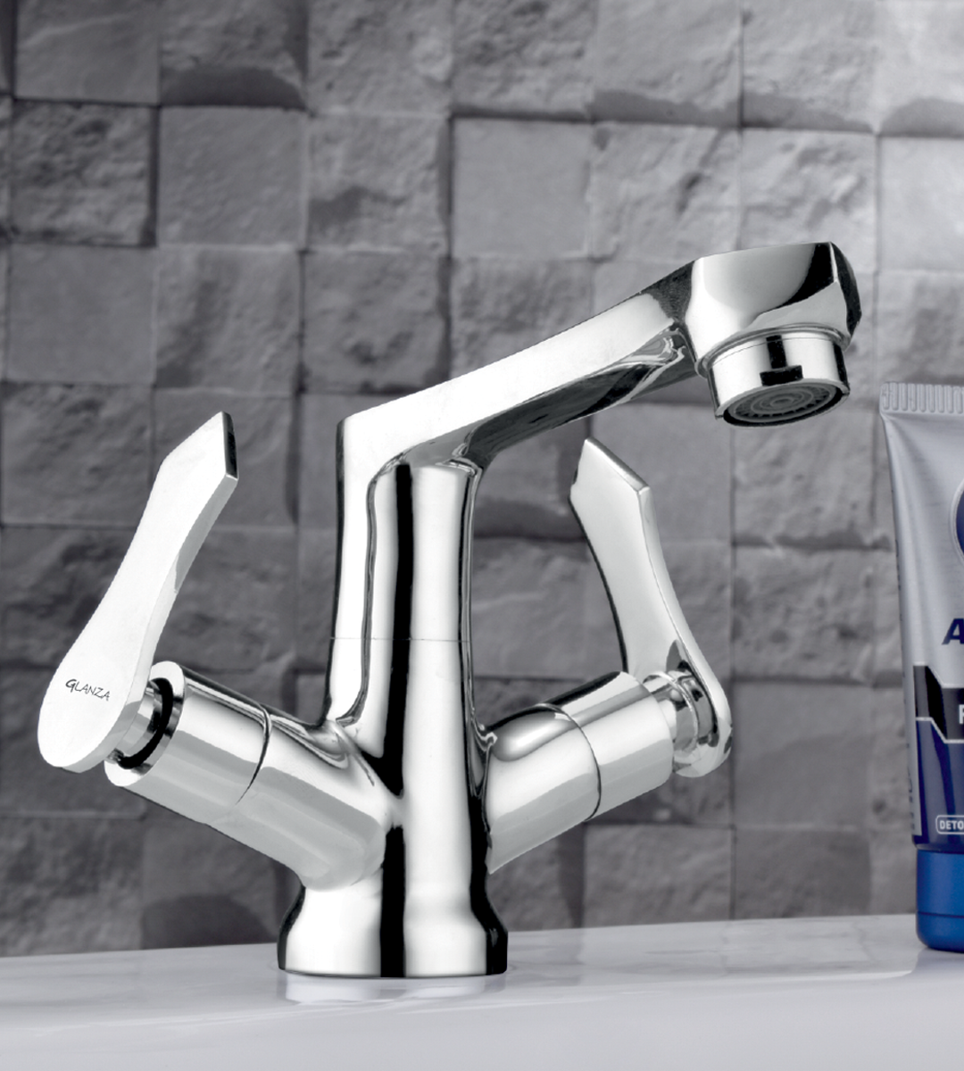 Centre Hole Basin Mixer (Casted Body)