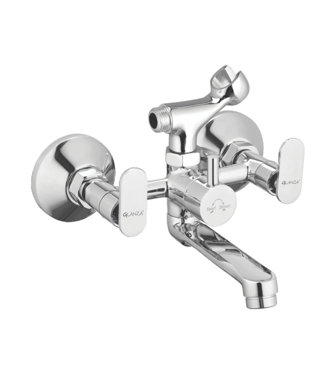 Wall Mixer Telephonic with Crutch