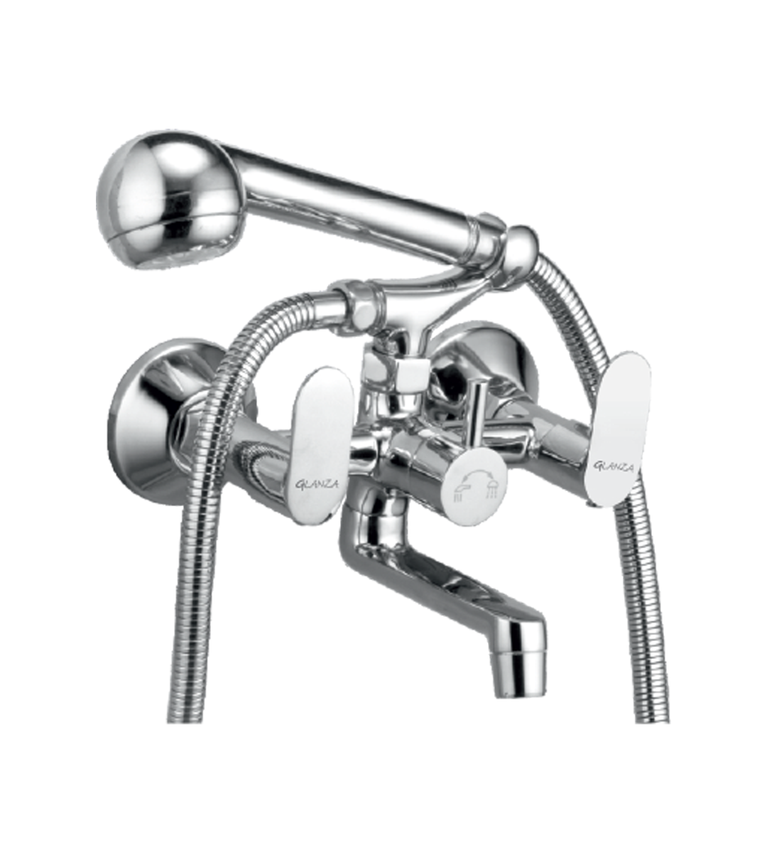 Wall Mixer Telephonic with Crutch