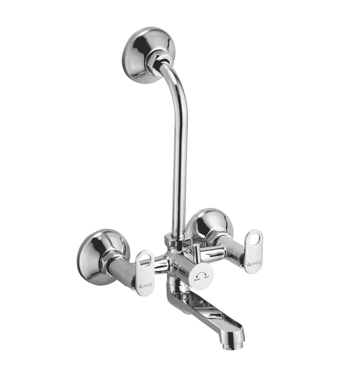 Wall Mixer Telephonic with L-Bend