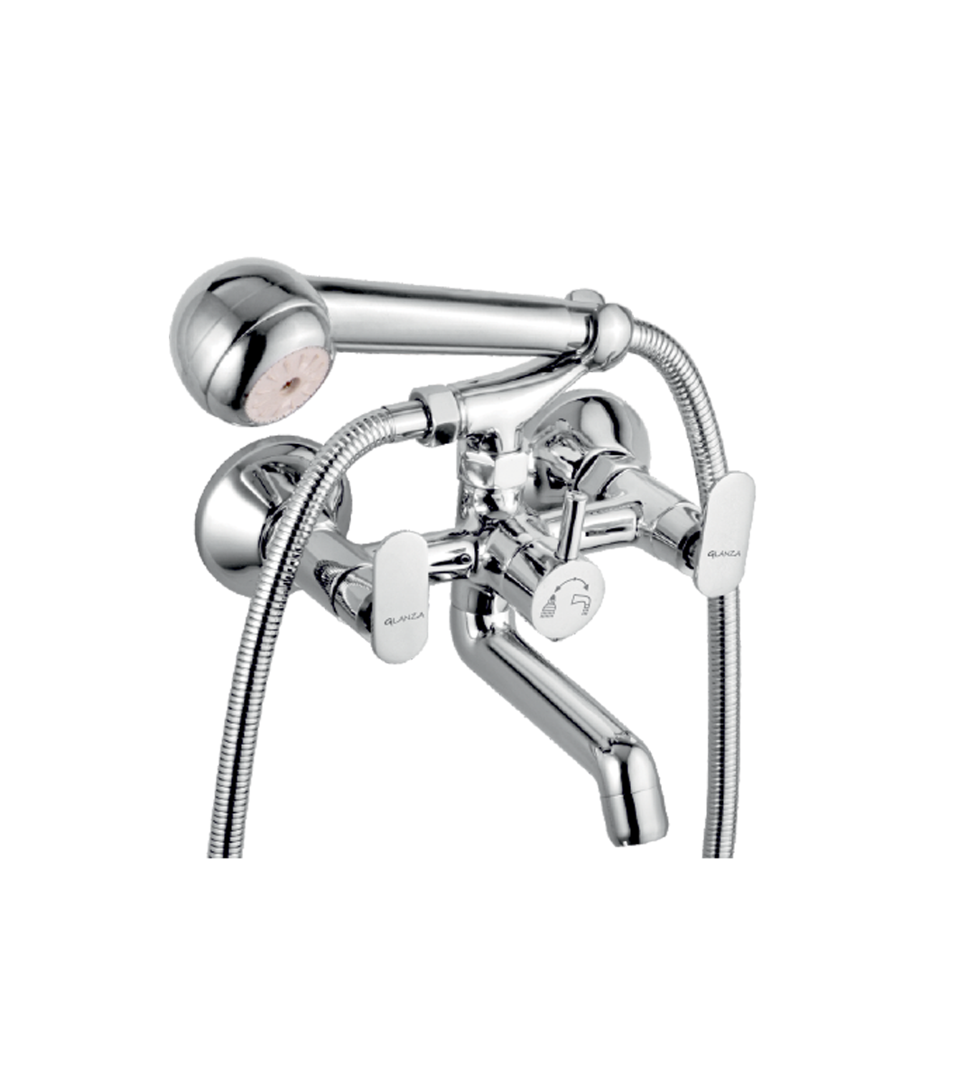 Wall Mixer Telephonic with Crutch