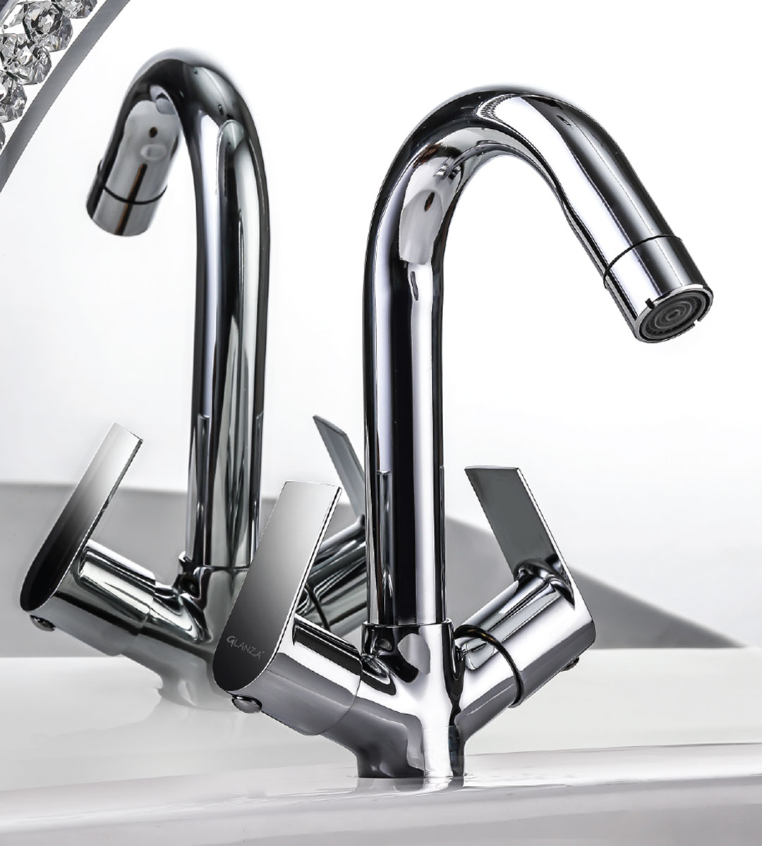 Centre Hole Basin Mixer Casted